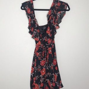 Floral Wrap Dress